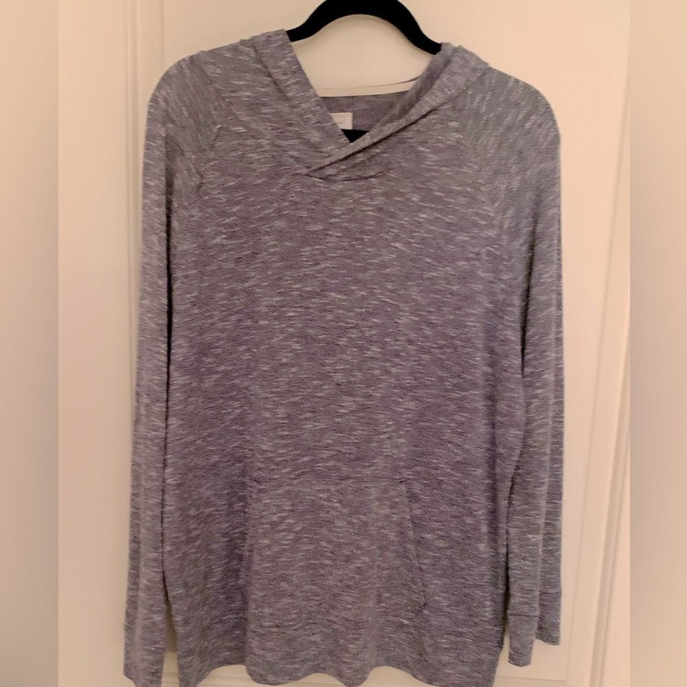 Lou and Grey pullover top w/hood Size L
